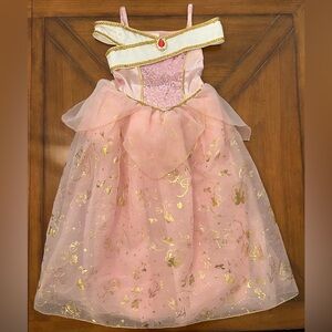 Disney Princess Aurora Costume Dress – Girls Size 11/12 👑✨ Halloween